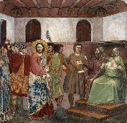 Christ before Caiaphas GIOTTO di Bondone